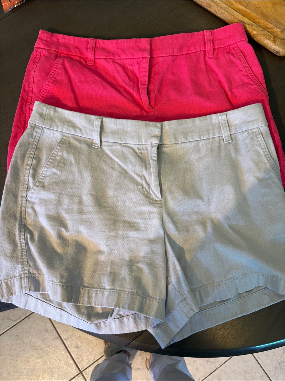 Lot of 2 J Crew classic chino shorts